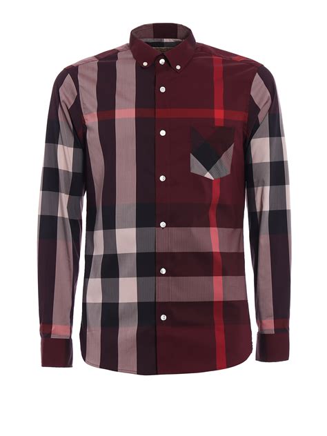 burberry women's check shirt|Burberry checkered shirt.